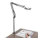 Tall Overhead Camera Mount, High Desk Phone Tripod Mount for Video Recording, Content Creator Essential Compatible with iPhone Compact Cam for Live/YouTube/TikTok