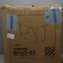 Elevon 4 Feet Heavy Duty Folding Table with Adjustable Height, Fold-in-Half Portable Table for Indoor Outdoor Use - Camping, Picnic, Party, Wedding, Dining, Utility Table