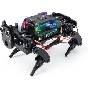 Freenove Robot Dog Kit for ESP32 CAM (Included), Dual-core 32-bit 240 MHz Microcontroller, Walking, Camera, Touch Sensor, Ultrasonic Ranging, Buzzer, RGB LED, Servo, App