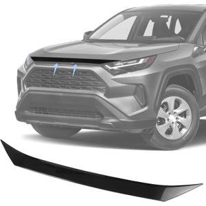 RAV4 Hood Bug Deflector Compatible with Toyota RAV4 LE/XLE 2019 2020 2021 2022 2023 2024 Low Profile Bug Hood Shield,Front Bumper Stone Guard Protection,Carbon Fiber Look Front Bonnet Cover