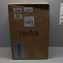 Hard Shell Suitcases 20 Inch Carry on Luggage Airline Approved with Wheels, Expandable Travel Luggage with Cup Holder Charger Built in Lightweight Small Suitcase, Caribbean Blue