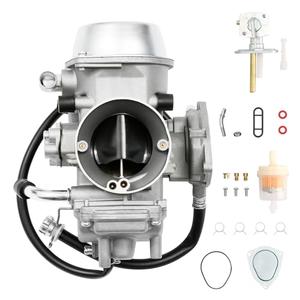 Carburetor Compatible with 2002-2008 Yamaha Grizzly 660 YFM660 Carb 4-Stroke Engine ATV Carb with Fuel Valve Petcock