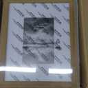 Egofine 8x10 Picture Frames with Plexiglass, Display Pictures 4x6/5x7 with Mat or 8x10 Without Mat Set of 4 for Tabletop and Wall Mounting, Carbonized Brown