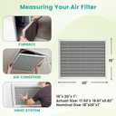 18x20x1 Reusable Air Filter, Washable, Electrostatic HVAC AC Furnace Filter, Merv 8, Lasts a Lifetime, Breathe Safe at Home or in the Office (Actual Size:17.52x19.61x0.82Inch)