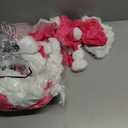 Vicenpal 20 Pcs Santa Hat, Christmas Hat Bulk Plush Unisex Xmas Hats for Adults Women & Men Party Costume (Light Purple)