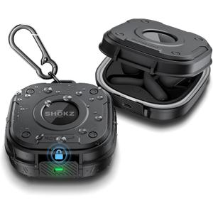 PROfezzion for Shokz OpenFit 2 Case Cover, Heavy Duty Hard Shell Case with Full Coverage and Secure Locking Latch for Shokz OpenFit 2 Open-Ear Headphones (Not for The OpenFit 2+, OpenFit 1, and Air)