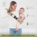 AUYEAZGO Toddler Sling Carrier - Premium Cotton, Expandable & Ergonomic, One Size Fits All, Ideal for 6-48 Months (11-44 lbs), Compact & Easy to Use, Blue