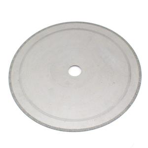JINGLING 10" inch Diamond Lapidary Saw Blade Thin Notched Rim 1.2mm Trim Stone