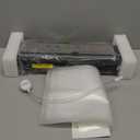 MEGAWISE 2025 Powerful Vacuum Sealer Machine | Compact Design | One-Touch Automatic | Seal in 10-20 Seconds | Dry, Moist, Wet, and Cold Modes | With 10 Vacuum Bags & Built-in Cutter (Grey) (16.14 x 5.59 x 4.02 inches)