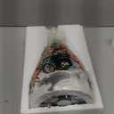 MXwcy Animated Musical Christmas Tree Village  Lighted Figurine with Spinning Santa Train, Plays 8 Holiday Carols, Tabletop Home Decor & Gift