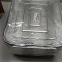 Aluminum Pans With Lids 9x13 [30 Sets] Aluminum Foil Pans Trays With Lids - Half Size Tin Foil Disposable Pans For Baking, Roasting, Cake Serving Dishes, Catering Supplies, Steam Table Chafing