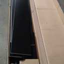 Prepac 4 Column Tall Cabinet Media, Quad Width Wall Storage, Black (73.5" Wide)