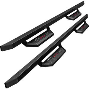 KYX 6 inches Running Boards Side Steps Fit for 2019-2023 Chevy Silverado/GMC Sierra 1500 Extended Cab & 2020-2023 Silverado Sierra 2500HD 3500HD(Nerf Bar Side Bars) Textured Black Powder Coated