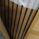 Acoustic Wood Wall Panels 2 Pack 47.6" x 23.6", Sound Proof Wooden Paneling for Walls, 3D Fluted Panel for Interior Wall Decor, Living Room, Bedroom - Teak (Cover Approx. 16 sq.ft)