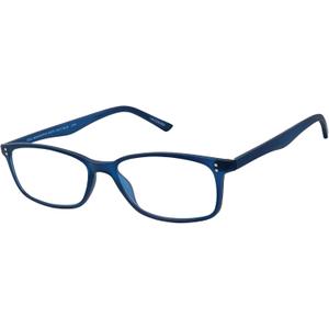 Scojo New York Gels Manhattan Reading Glasses, Handmade Scratch Resistant Readers for Women and Men (Matte Navy Blue)