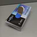 FINITEX Blue Disposable Nitrile Exam Gloves - 200 PCS/BOX 3.5mil Rubber Powder-Free Latex-Free Medical Cleaning Food Gloves Size Small