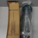 LCSEVEN Bird Feeder for Outdoors Squirrel Proof Bird Feeders for Outside Hanging, Metal Wild Bird Seed Feeders for Bluebird, Cardinal, Finch, Sparrow, Blue Jay, 4 Ports, Chew-Proof, Weather-Resistant