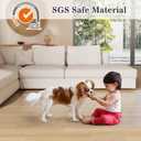 5'×8' Frosted Clear Floor Mat Under Dining Room Table