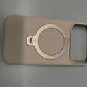 TORRAS Q3 Silicone 360 Spin for iPhone 17 Pro Case with Stand, Fit for MagSafe, Magnetic Ring Kickstand with Camera Control, Liquid Silicone Rubber Soft Phone Case for iPhone 17 Pro 6.3'', Dune Beige