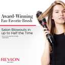 REVLON One Step Volumizer Plus Hair Dryer and Styler | More Volume, Less Damage, and More Styling Control for Easy and Fast Salon-Style Blowouts, Plus Travel Friendly (Black)