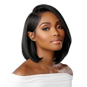 Sensationnel Bare Lace 13X6 Wigs - Unit 3 Lacefrontal Glueless Synthetic 180 Degree Preplucked Hairline (Black)
