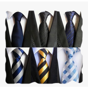 WeiShang Lot 6 PCS Classic Men's Silk Tie Necktie Woven JACQUARD Neck Ties