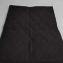 MABOZOO Indestructible Dog Beds - Chew Proof Crate Pad for Aggressive Chewers, Machine Washable Quilted Mat, Durable for Small Dogs, Black Kennel Pad (17x23 in)