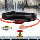 HEATIT Electric Heating Cable for Water Pipes Automatic Heat Tape Pipe Freeze Protected Heated Cable 3 Feet