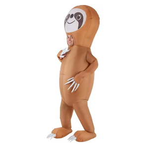 Morph Costumes Giant Inflatable Sloth Costume Adult Funny Blow Up Animal Suit Halloween
