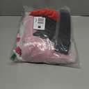 GRAJTCIN Unisex Christmas Elf Costume Adult 6 Pieces Velvet Santa's Helper Holiday Cosplay Outfit (Green)