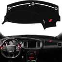Dash Cover for Dodge Charger Accessories 2011-2022 2023 Dashboard Cover Mat Sunshade No Glare UV Rays Protector Nonslip Interior Pad (Black)