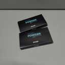 2 x Gold Silver Chrome Nail Powder, 6 Colors Holographic Unicorn Iridescent Nail Chrome Powder, Metallic Mirror Effect Light Gold Champagne Chrome Powder Palette Pigment Glitter for Nail Art