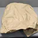 Pioggia Vinyl Tablecloth with Flannel Backing Rectangle Waterproof Oil-Proof Plastic Table Cloth Wipeable PVC Table Cover for Indoor and Outdoor (Beige, 60 x 84 Inch)