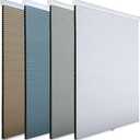 Homebox Cordless 100% Blackout Cellular Shades for Home,Shades for Indoor Windows, Honeycomb Blinds 36" W x 72" H White