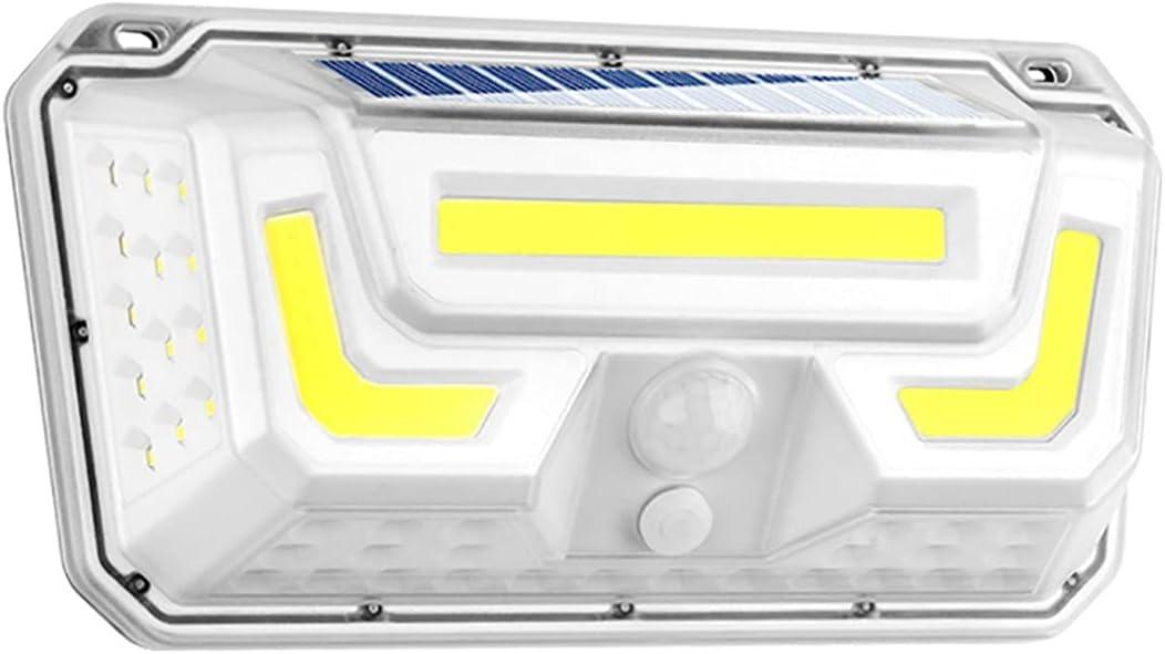 Solar Lights Outdoor PIR Motion Sensor White LED Waterproof Super Bright Wall Lamp for Garden Street Light