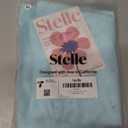 Stelle Girls Tennis Skort with Built-in Shorts & Pockets, Pleated Skirt (Blue, XL)