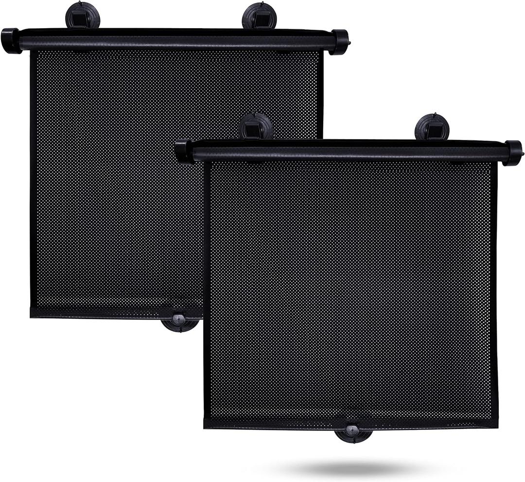 EcoNour Car Window Shades for Windows (2 Pack) | Shade Automotive Interior Sun Protection Large Offers Complete from UV Rays and Glare 18" x 20"
