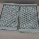 WIBIMEN Mini Ice Cube Trays, 0.55 Tiny Pebble Ice for Iced Coffee & Cocktails, Fast Chill, Easy Twist Release, Stackable with Lid & Storage Bin (2 Pack, Blue)