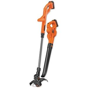 BLACK+DECKER 20V MAX* POWERCONNECT 10 in. 2in1 Cordless String Trimmer/Edger + Sweeper Combo Kit (LCC222)