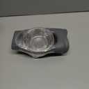 Dog Bowls with Silicone Feeding Mat,No Spill Food Water Dish Set,Dishwasher Safe,2 Stainless Steel Puppy Bowls with Dogs Bandanas,Suitable for Tiny Pets Under 8lbs,Extra Small,Grey