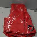 Deconovo Christmas Red Curtains, Blackout Drapes, Soundproof Curtain, Silver Print, 42 x 63 Inch Long, 2 Panels, Machine Washable Window Panel for Living Room Bedroom Festival Party Decoration Kitchen (Red/Tree Branch)