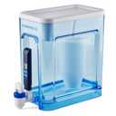 ZeroWater 22-Cup 5-Stage Water Filter Dispenser with Instant Read Out - 0 TDS for Improved Tap Water Taste - IAPMO Certified to Reduce Lead, Chromium, and PFOA/PFOS