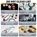 Ultrasonic Cleaner, 48KHz Jewelry Cleaner 400ML, Ultrasonic Retainer Cleaner for Eyeglasses Rings Watch Band Necklace Earing, Multi Deep Cleaning Modes, Black