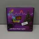 AILBTON 50FT Led Neon Rope Lights Control with App/Remote,Flexible Led Rope Light,Multiple Modes,IP65 Outdoor RGB Lights Waterproof,Music Sync Gaming Led Neon Strip Light for Bedroom Decor