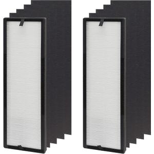 NEA-F1 True HEPA Replacement Filter, Compatible with Eureka NEA120 Air Purifier and Toshiba Air Purifier CAF-W36USW, 2-Pack