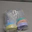 12pcs 8 oz Plastic Containers with Screw Lids, Reusable Clear Food Storage Containers with Pen and Brush for Snack Salad Fruit, Leakproof Small Freezer Containers, Microwave & Dishwasher Safe