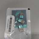 Basesailor USB to USB C Adapter 3 Pack,Type C Female to USB A Male Charger Cable Converter for Apple Watch Ultra iWatch Series 9 7 SE,AirPods Pro 2,iPhone 15 14 13 12 Plus Max,iPad 9 10 Air 4 5 Mini 6 (Green)