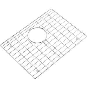 19.1 in. x 14.1 in. Rear Drain Kitchen Sink Bottom Grid with Supersoft Silicone Feet in 304 Grade Stainless Steel