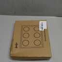 Chocolate Covered Round Cookies Molds, Biscuit Chocolate Mold, PET Plastic Mold-Round Cookies Mold Cylindrical Cylinder Candy Pudding Jelly Mold. Pack Of 3 (Large)