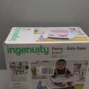 Ingenuity Baby Base 2-in-1 Booster Feeding and Floor Seat with Self-Storing Tray - Peony